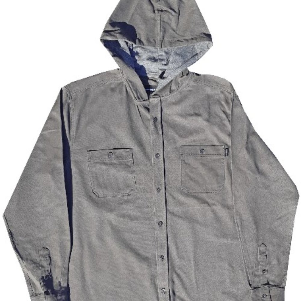 charcoal gray cargo jacket